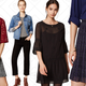 Striped Lace Mockneck Top, $18 | Straight Crop Jeans, $42 | Lace Flounce Dress, $54 | Plaid Pleated Skirt, $22